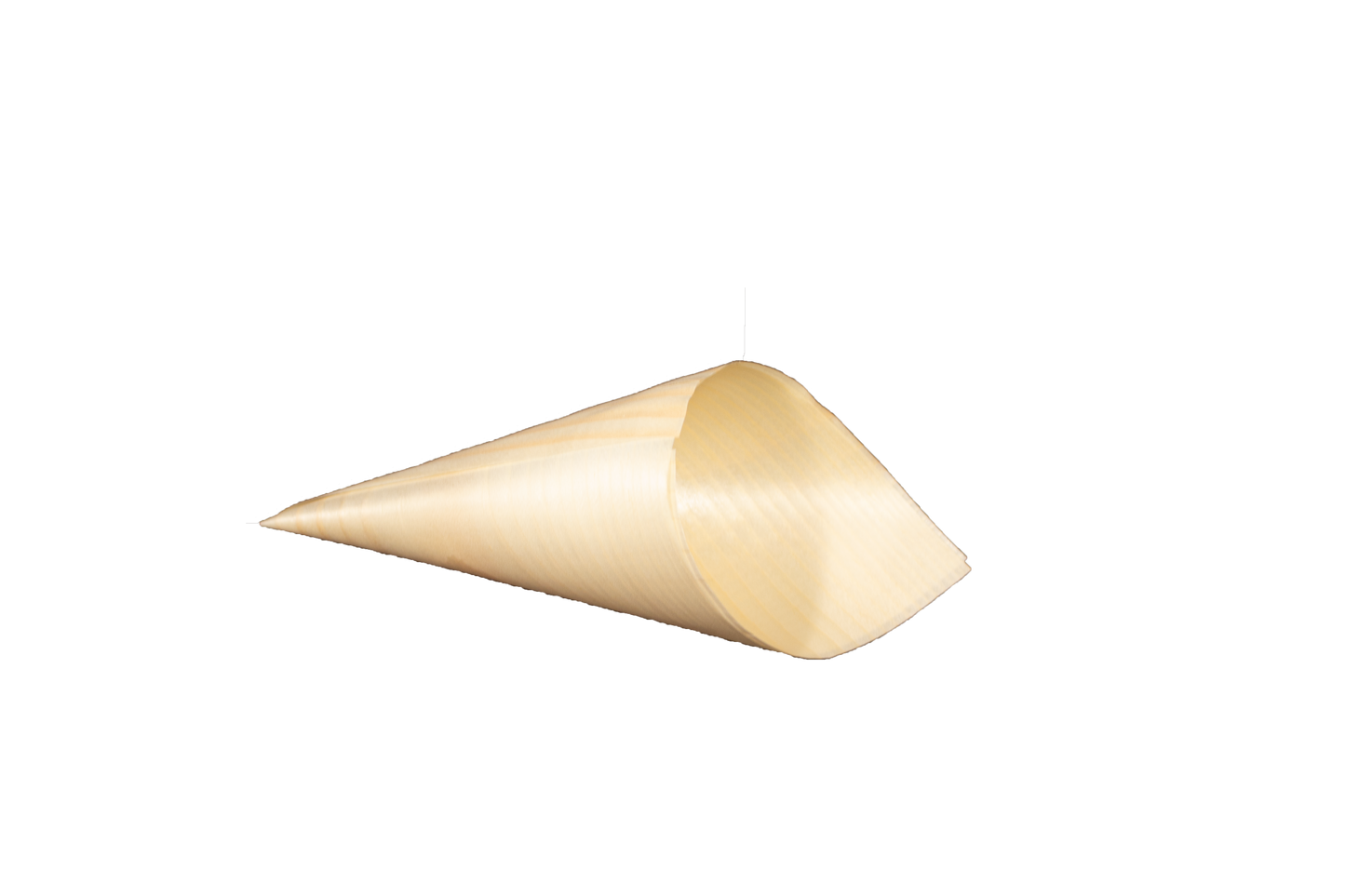 5" Balsa Wood Food Cone