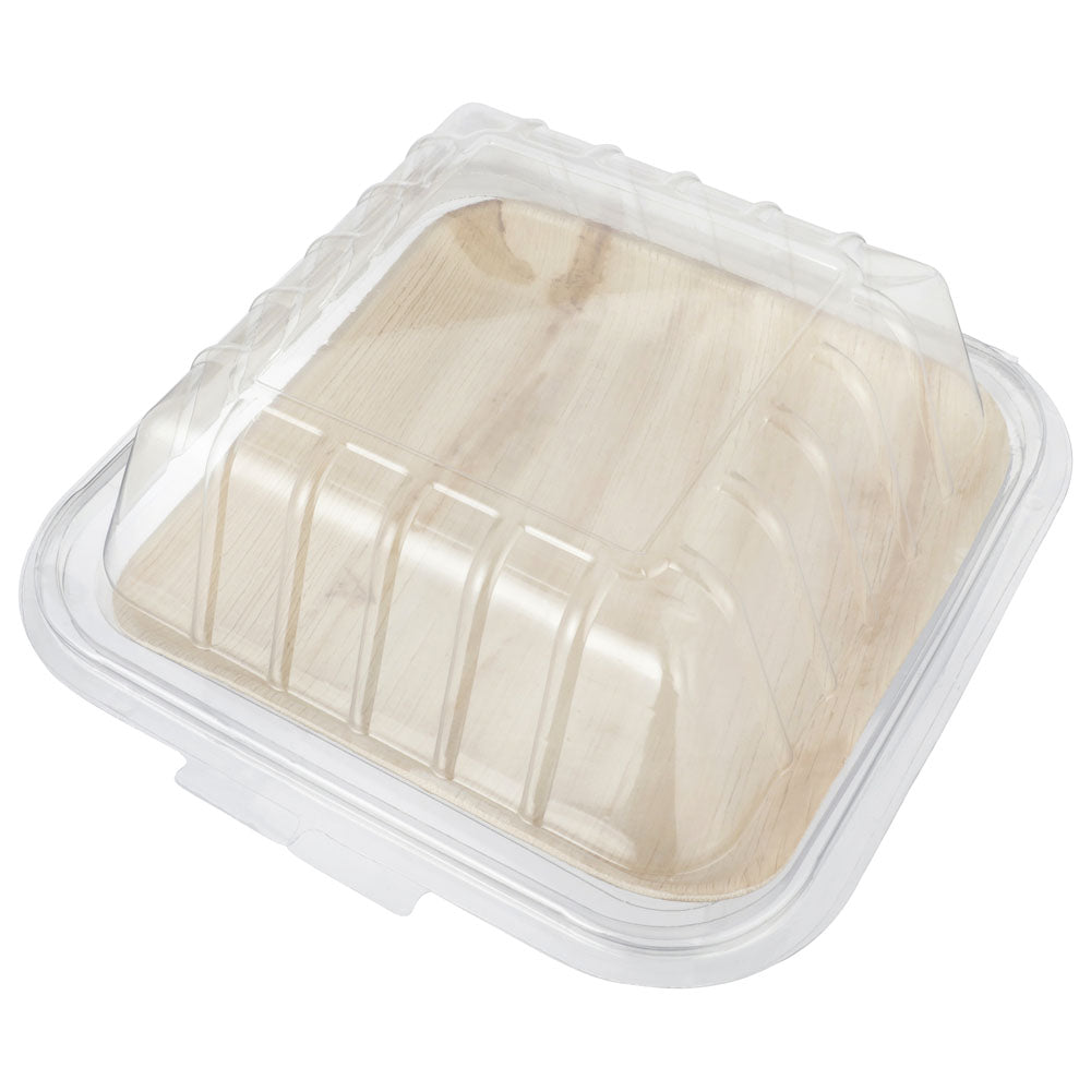 9" Square Rim-Lock Clamshell To-Go
