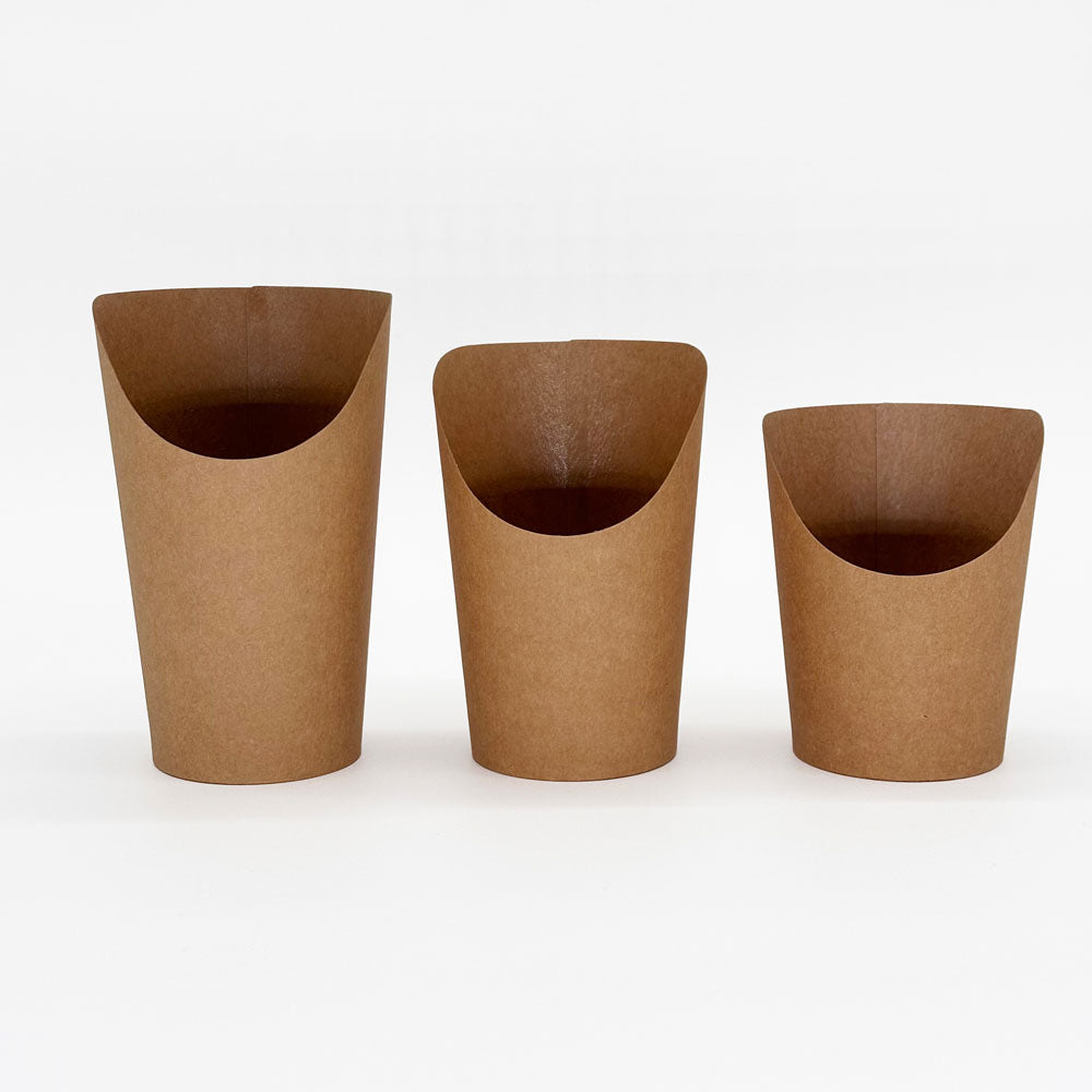 Kraft & PLA French Fry/Food Cups (12 oz)