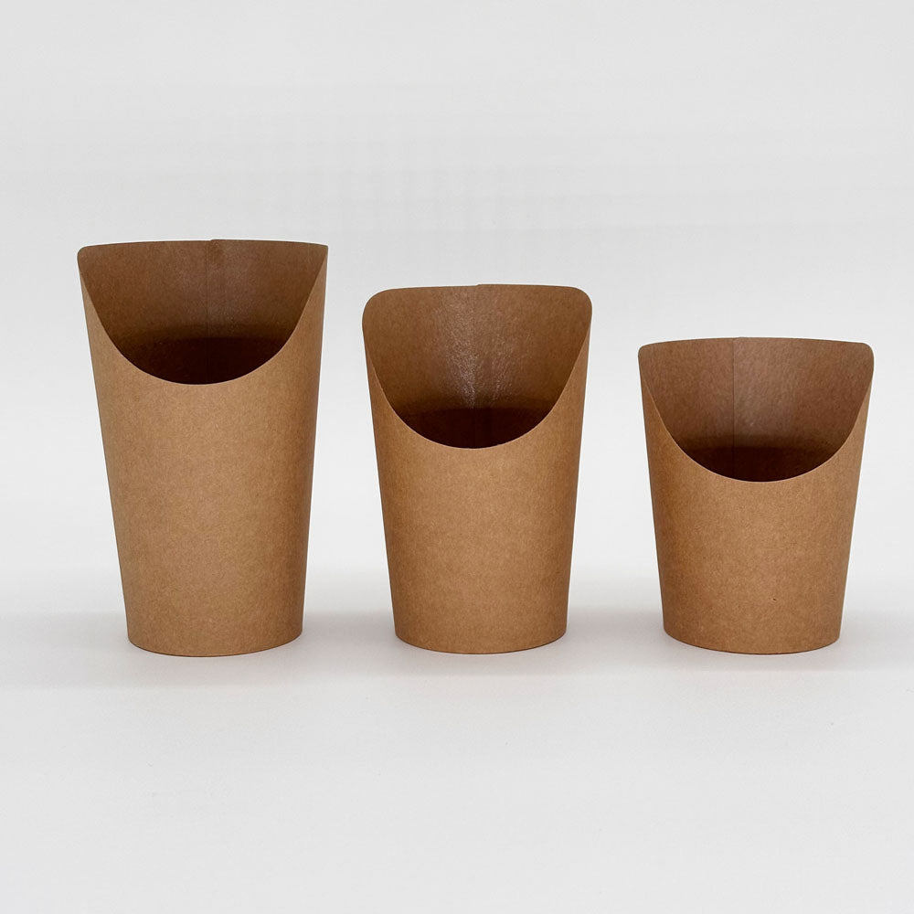 Kraft & PLA French Fry/Food Cups (16 oz)