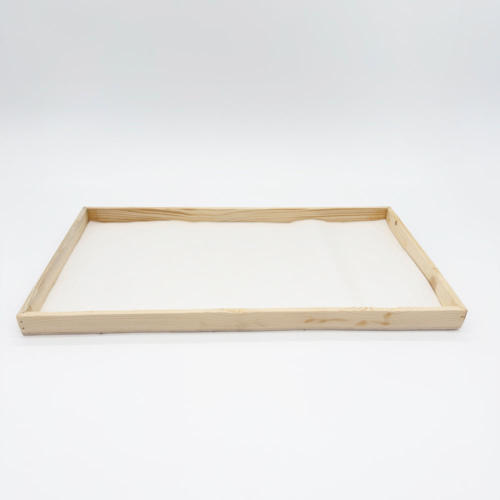 14"x21"x1" Solid Wood Tray (159 oz)