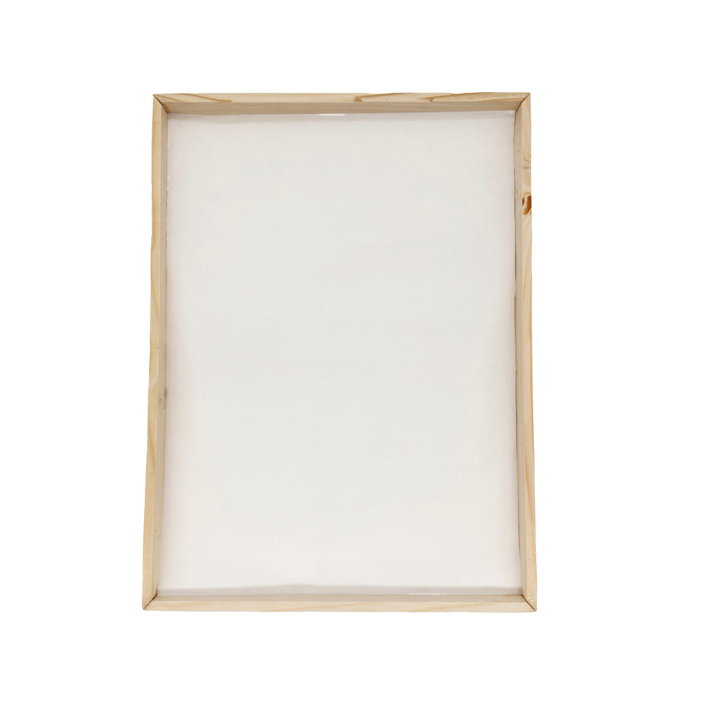 9"x12" Solid Wood Tray (58 oz)