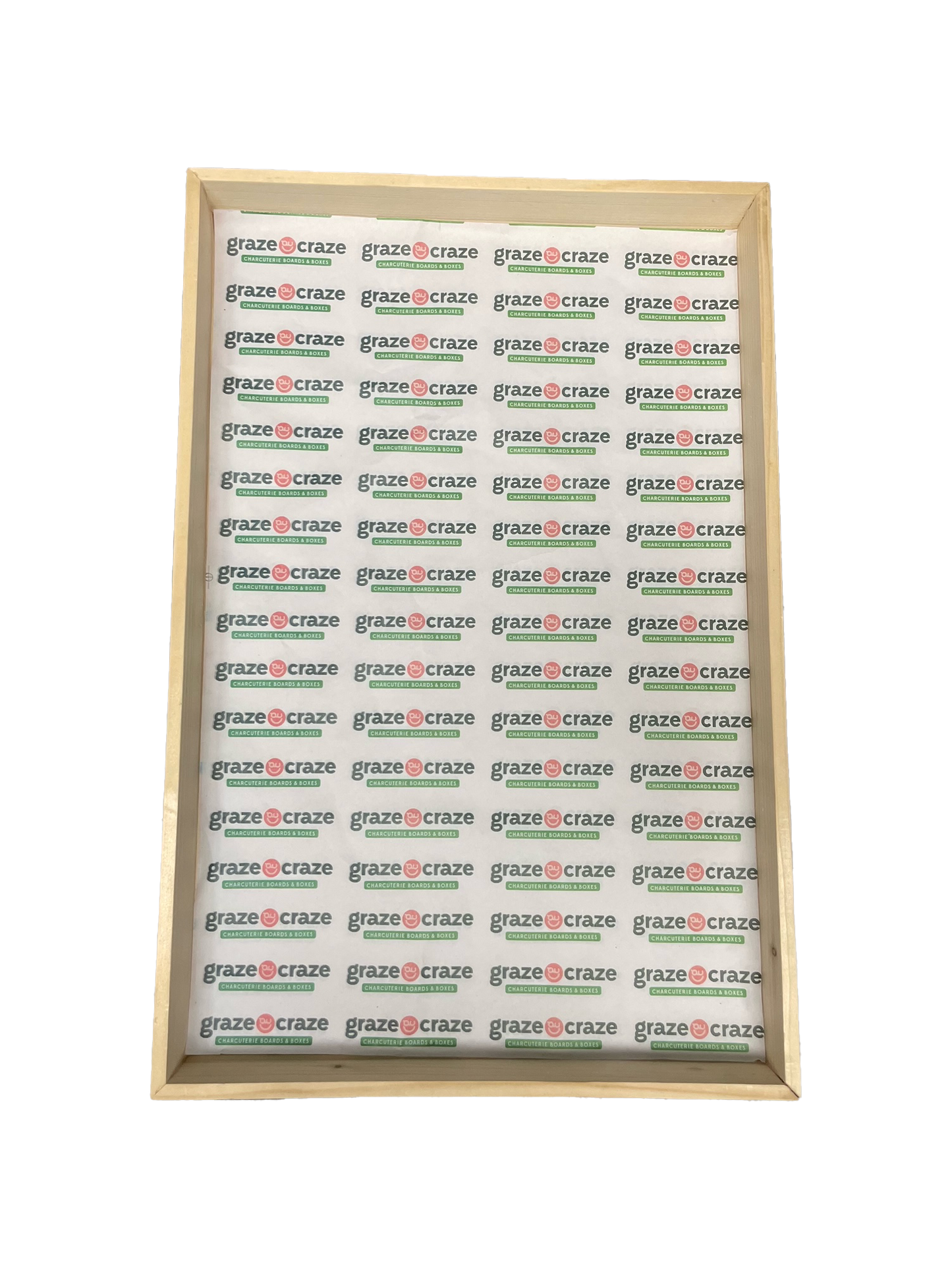 Small 12"x16" Solid Wood Tray (Graze Craze)
