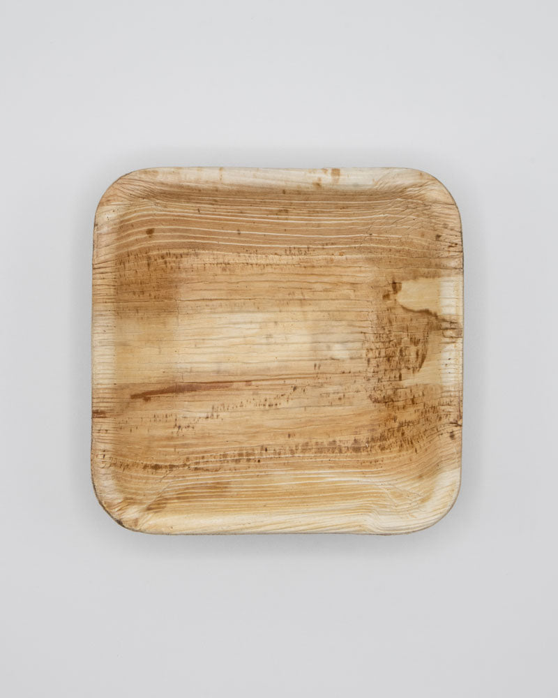 6"x6" Square Palm Leaf Bowl (12 oz)