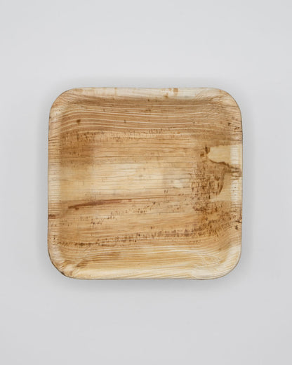 6"x6" Square Palm Leaf Bowl (12 oz)