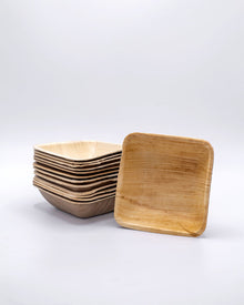 6"x8" Rectangular Palm Leaf Bowl