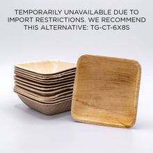 6"x8" Rectangular Palm Leaf Bowl