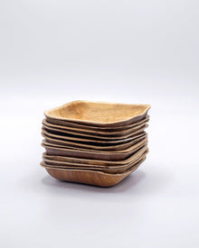 5"x5" Square Palm Leaf Bowl (12 oz)
