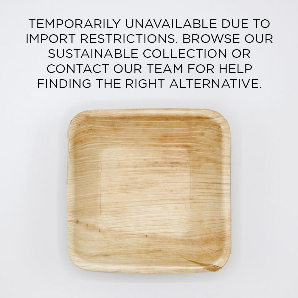 5"x5" Square Palm Leaf Bowl (12 oz)
