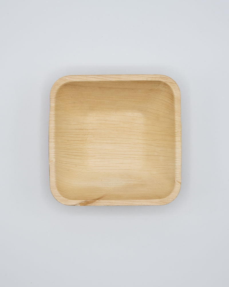 8"x8" Square Palm Leaf Bowl (16 oz)