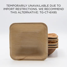 8"x8" Square Palm Leaf Bowl (16 oz)