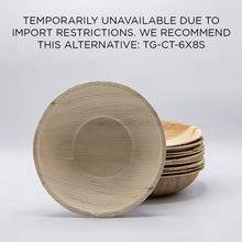8" Round Palm Leaf Deep Bowl (22oz)