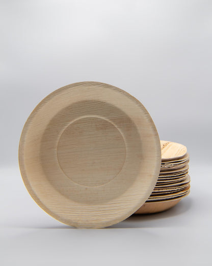 10" Deep Round Palm Leaf Plate