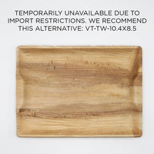 10"x14.5" Rectangle Palm Leaf Platter