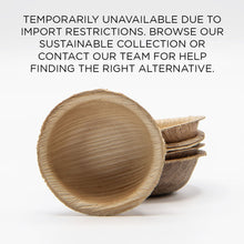 2.5" Round Mini Palm Leaf Bowl (1.5 oz)