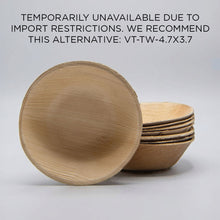 3.5" Round Mini Palm Leaf Bowl (4 oz)