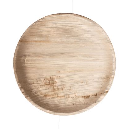 8" Round Palm Leaf Plate (25 count Retail Pack)-VerTerra Dinnerware