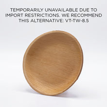 9" Round Palm Leaf Plate
