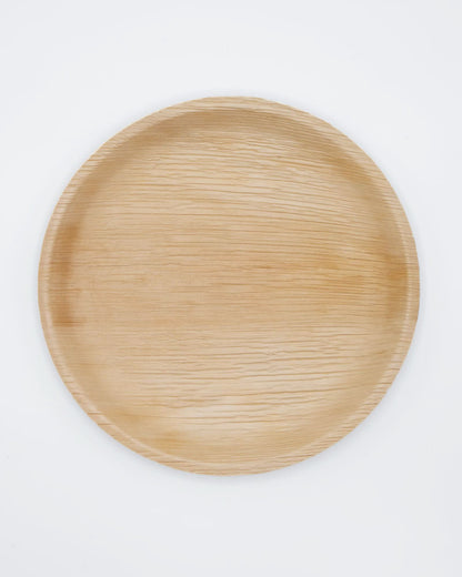 12" Round Shallow Palm Leaf Plate