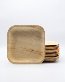 8"x8" Square Palm Leaf Plate