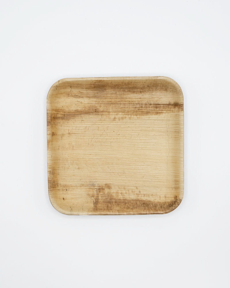 8"x8" Square Palm Leaf Plate