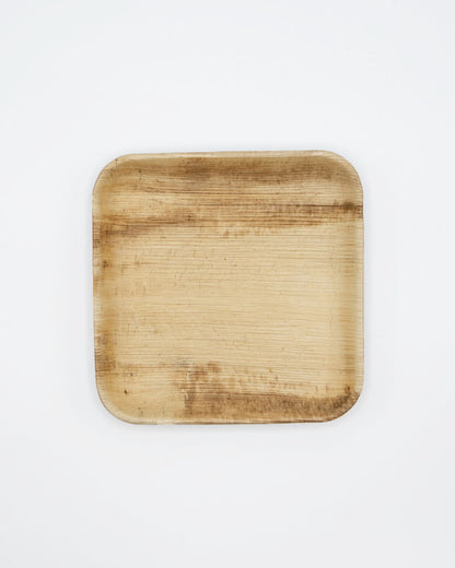 8"x8" Square Palm Leaf Plate