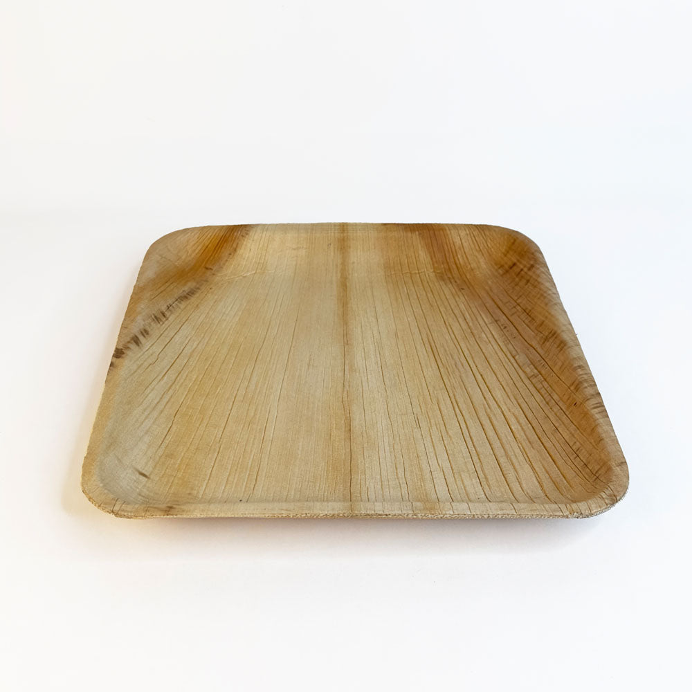 9"x9" Square Palm Leaf Plate