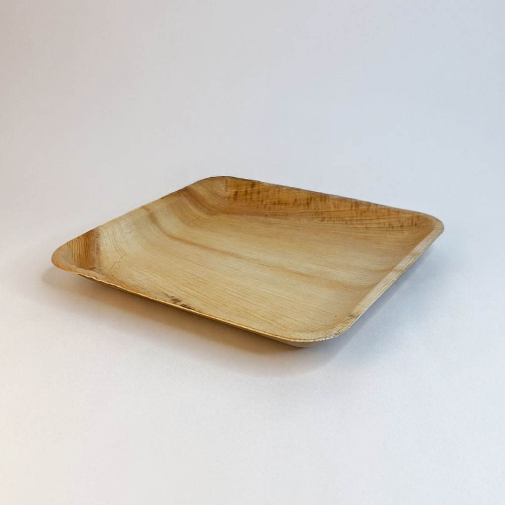 9"x9" Square Palm Leaf Plate
