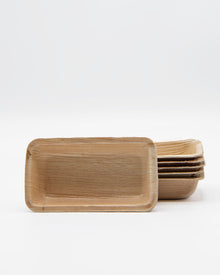 2"x4" Mini Rectangle Palm Leaf Tray