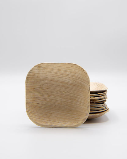 4"x4" Square Palm Leaf Plate