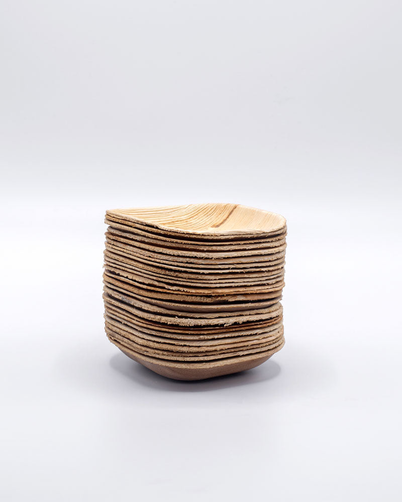 4"x4" Square Palm Leaf Plate