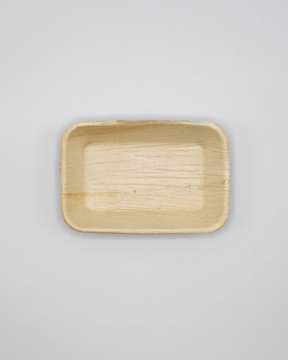 6"x4.5" Rectangle Palm Leaf Tray