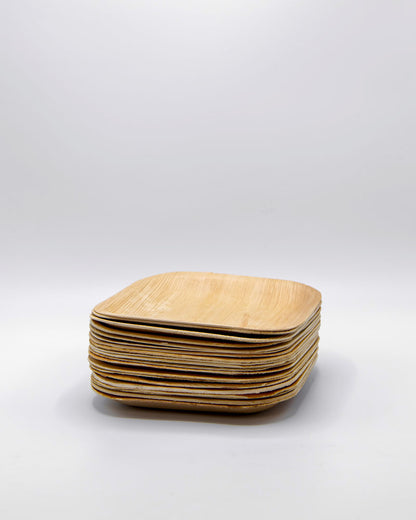 5"x5" Square Palm Leaf Plate
