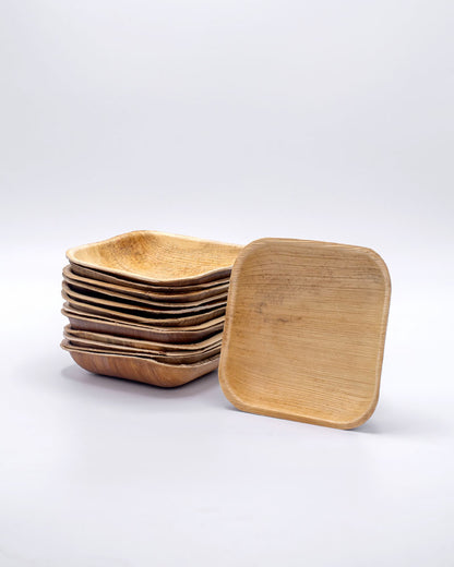 5"x5" Square Palm Leaf Plate