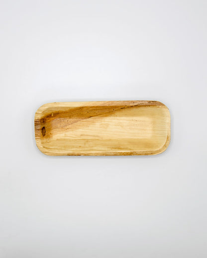 4"x10" Rectangle Palm Leaf Tray
