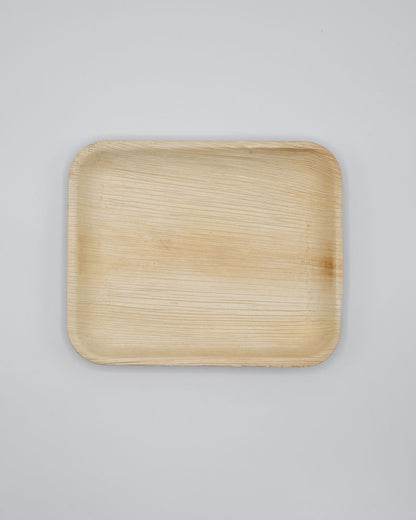 7"x8.5" Rectangle Palm Leaf Tray