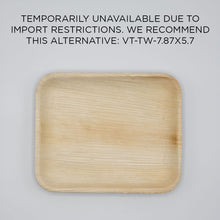 7"x8.5" Rectangle Palm Leaf Tray