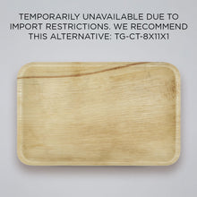 8"x12" Rectangular Palm Leaf Platter