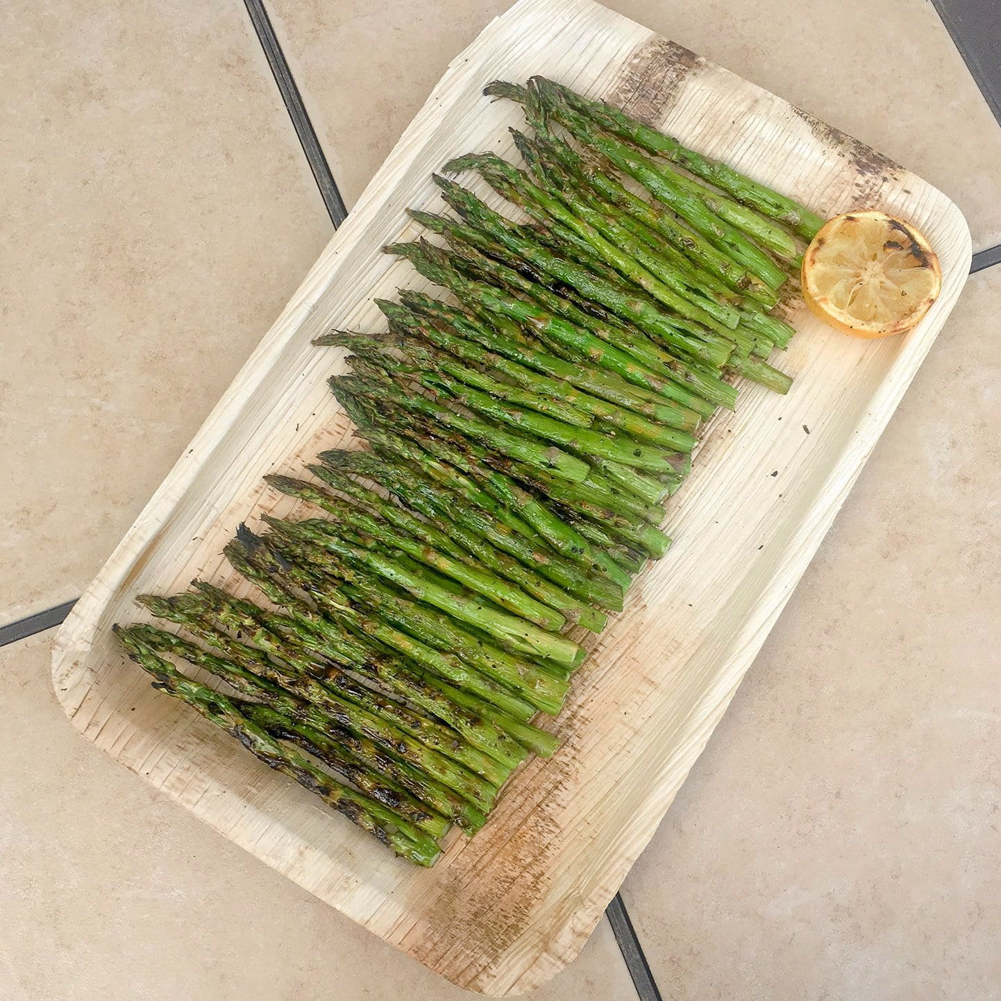 10 x 15.5 Inch Large Palm Leaf Tray Serving Dish