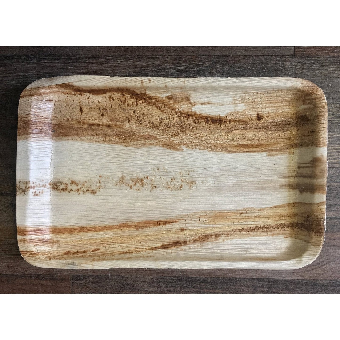 10" x 15.5" Large Palm Leaf Tray (10 count Retail Wholesale Pack) ESTIMATED RESUPPLY 12/15/20-VerTerra Dinnerware