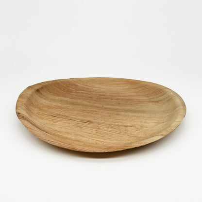 12" Round Shallow Palm Leaf Plate