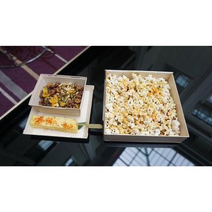 6" x 6" Small Square Collapsible Box with Attached Lid (10 count Retail Pack) ESTIMATED RESUPPLY 2/15/21-VerTerra Dinnerware