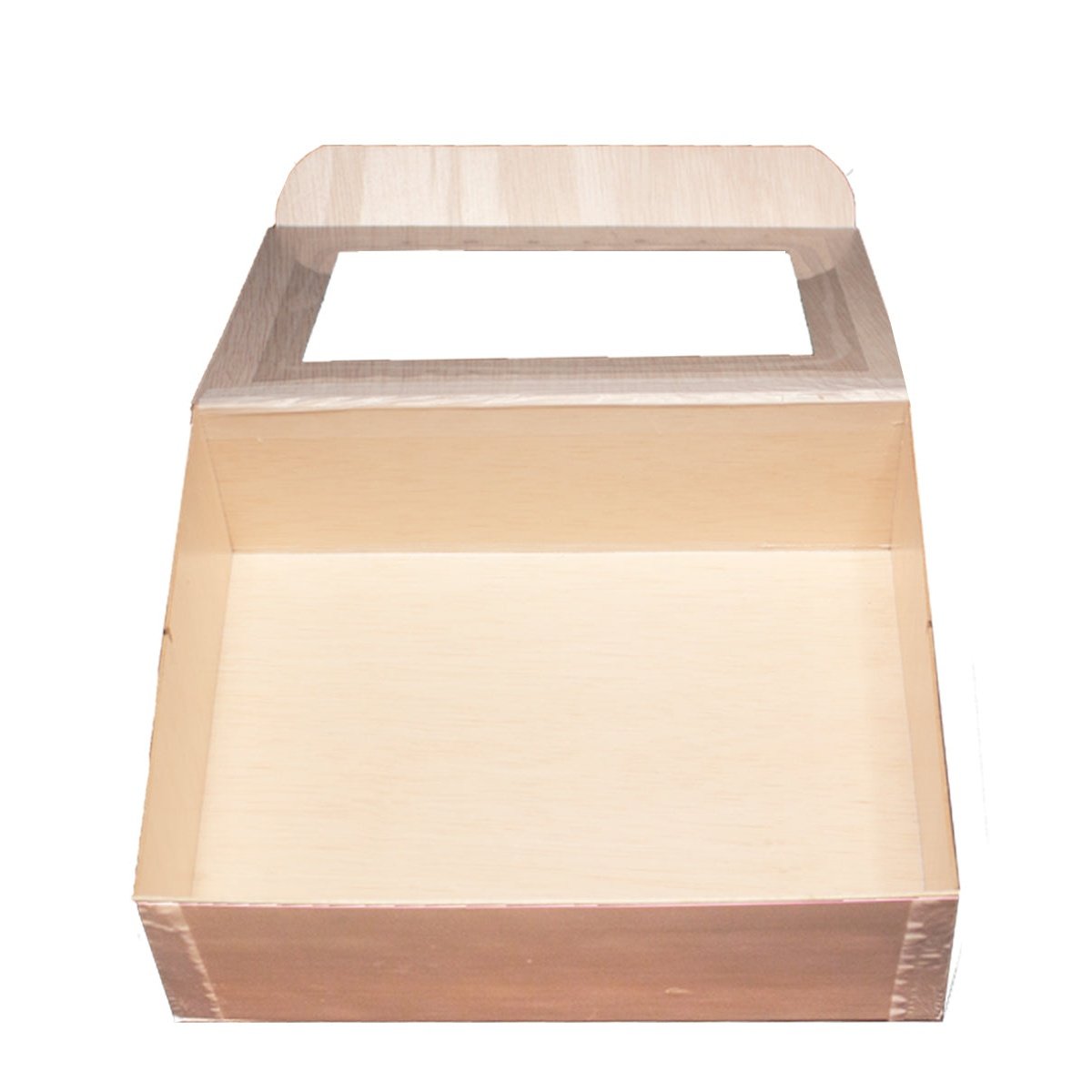 8" x 11" Large Rectangle Collapsible Box with Attached Window Lid (10 count Retail Pack) ESTIMATED RESUPPLY 1/20/21-VerTerra Dinnerware