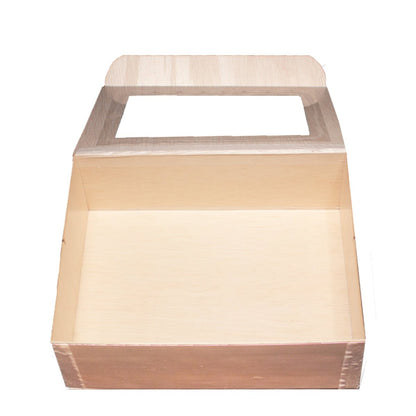 8" x 11" Large Rectangle Collapsible Box with Attached Window Lid (10 count Retail Pack) ESTIMATED RESUPPLY 1/20/21-VerTerra Dinnerware
