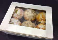 THE PICNIC BOX | 8"x11"x3" Large Balsa Wood Collapsible Box with Attached Window Lid (Graze Craze)