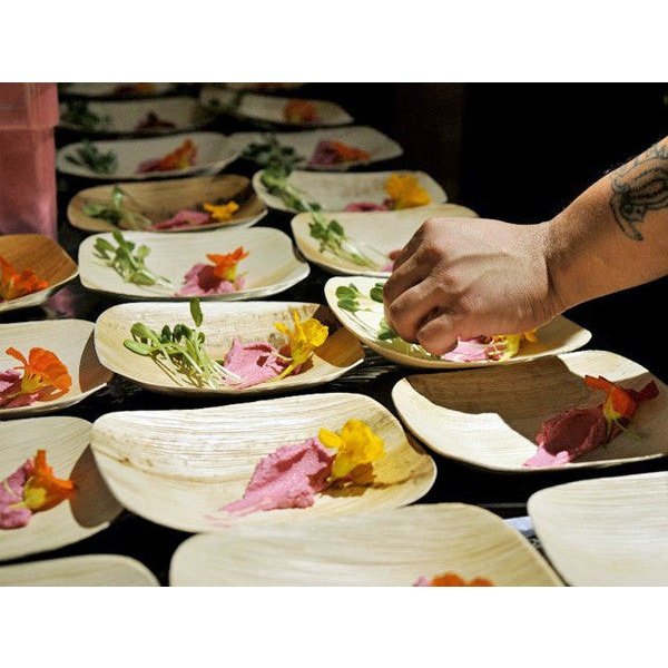 6" x 8" Palm Leaf Bowls (25 count Retail Pack) ESTIMATED RESUPPLY 12/15/20-VerTerra Dinnerware