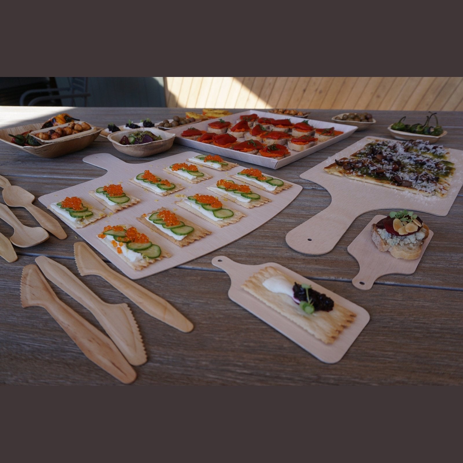 Wooden Knives (50 count Retail Pack)-VerTerra Dinnerware