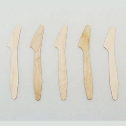 Wooden Knives (50 count Retail Pack)-VerTerra Dinnerware