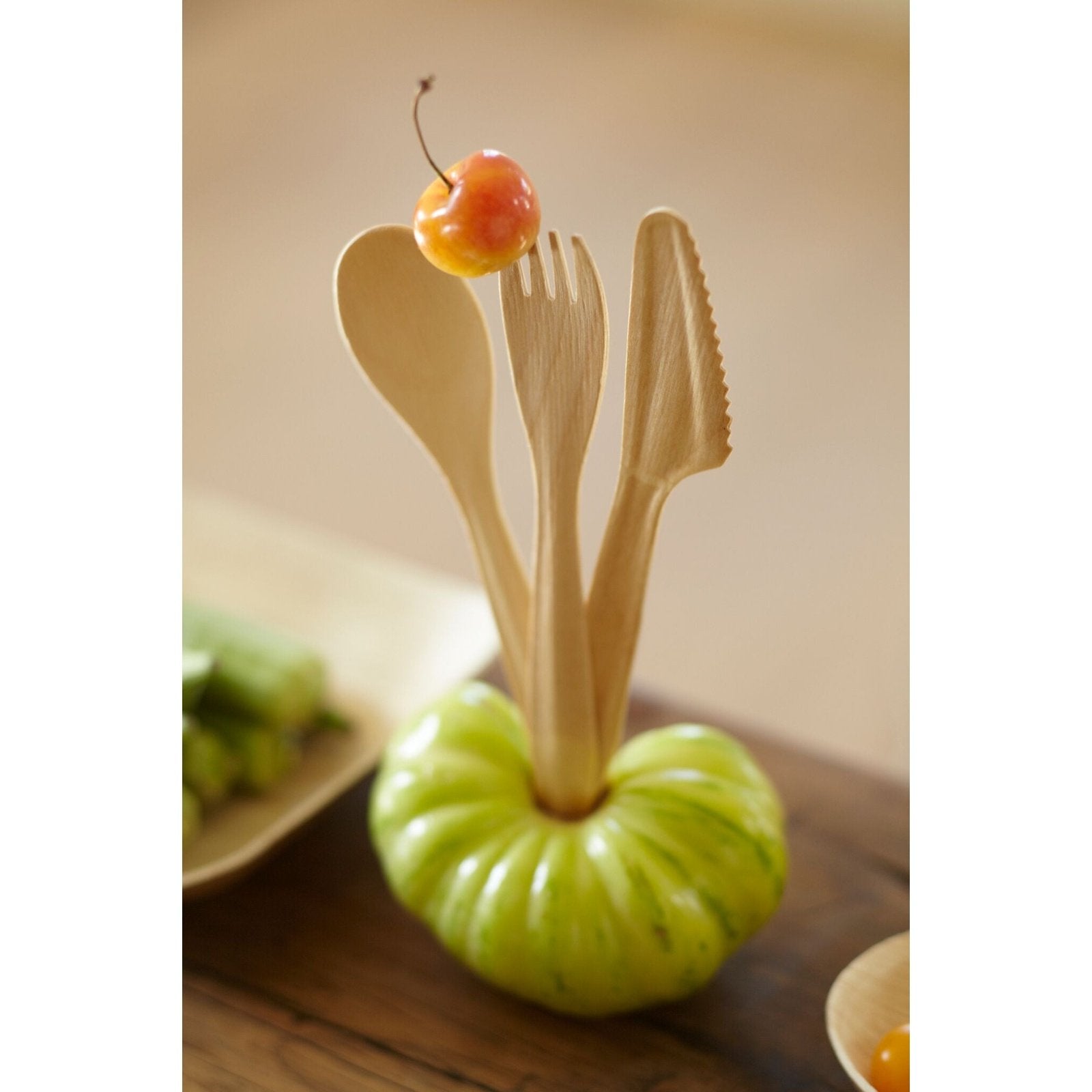 Wooden Knives (50 count Retail Pack)-VerTerra Dinnerware