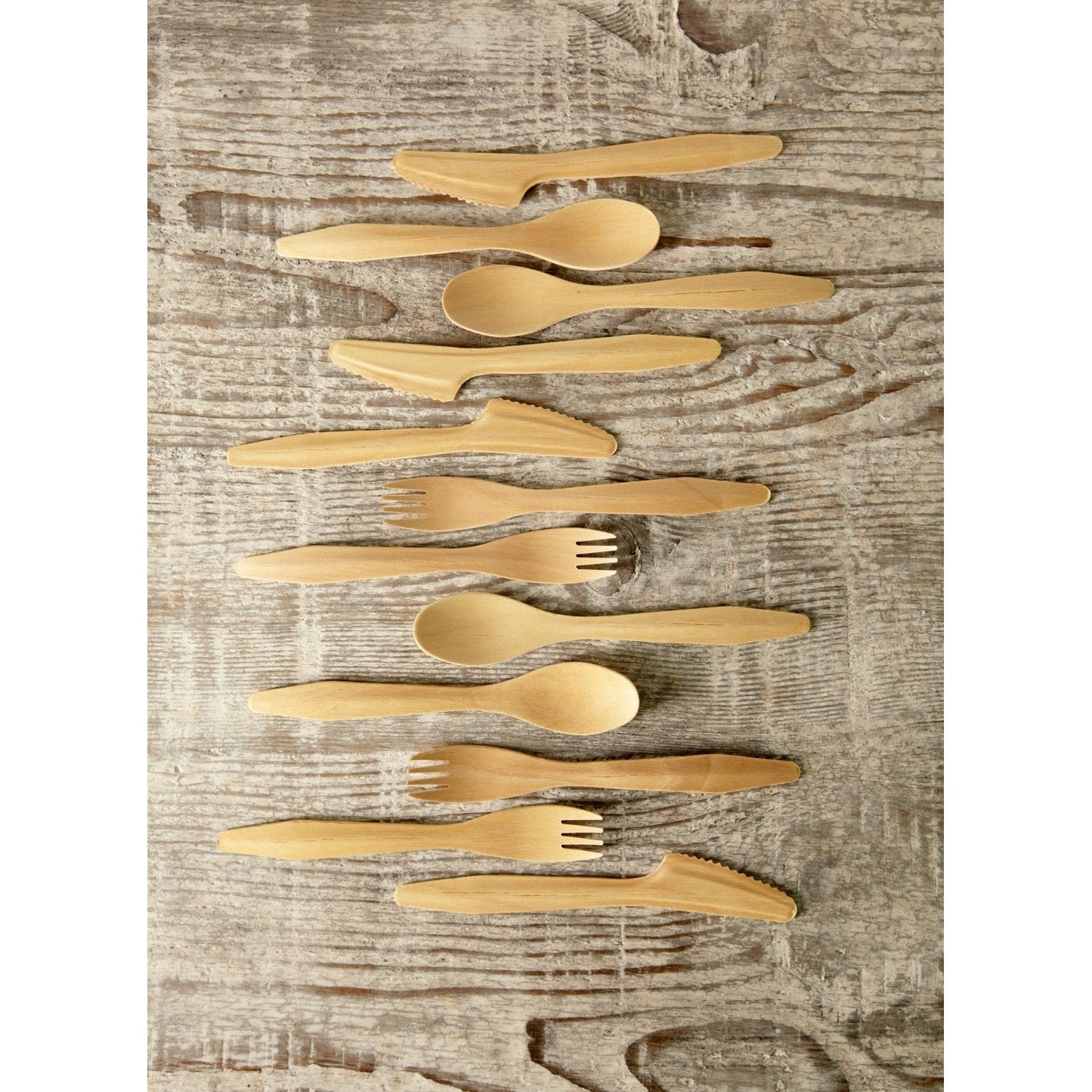 Wooden Knives (50 count Retail Pack)-VerTerra Dinnerware